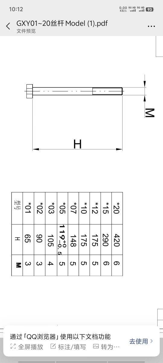 Bu lông đánh dấu siêu nhỏ kéo dài