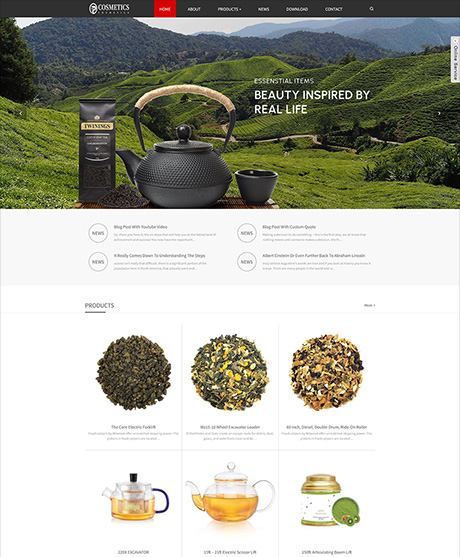 Thực phẩm - đồ uống website